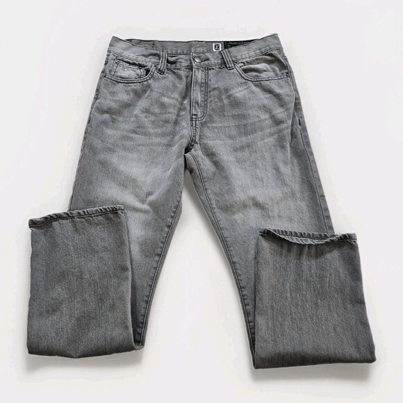 Marc Ecko Jeans Men 34 Gray Straight Leg Pockets Cotton Hippie Grunge Streetwear - Picture 8 of 16